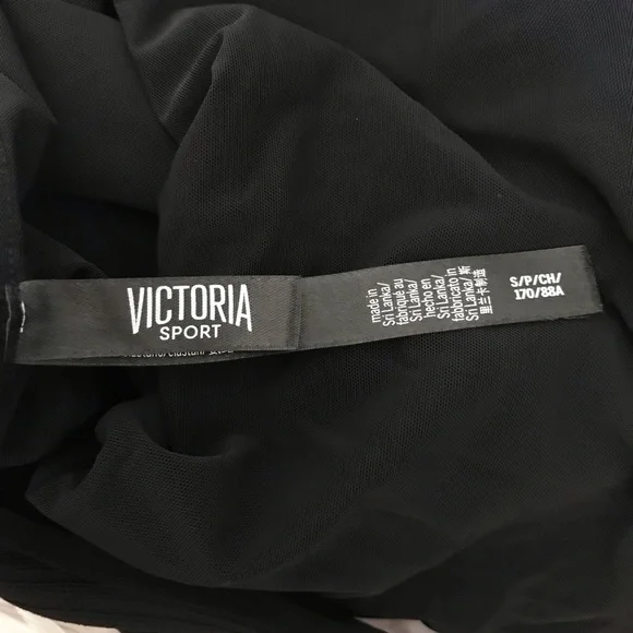 Victoria’s Secret sport black ribbed bodysuit size Small - Picture 7 of 7